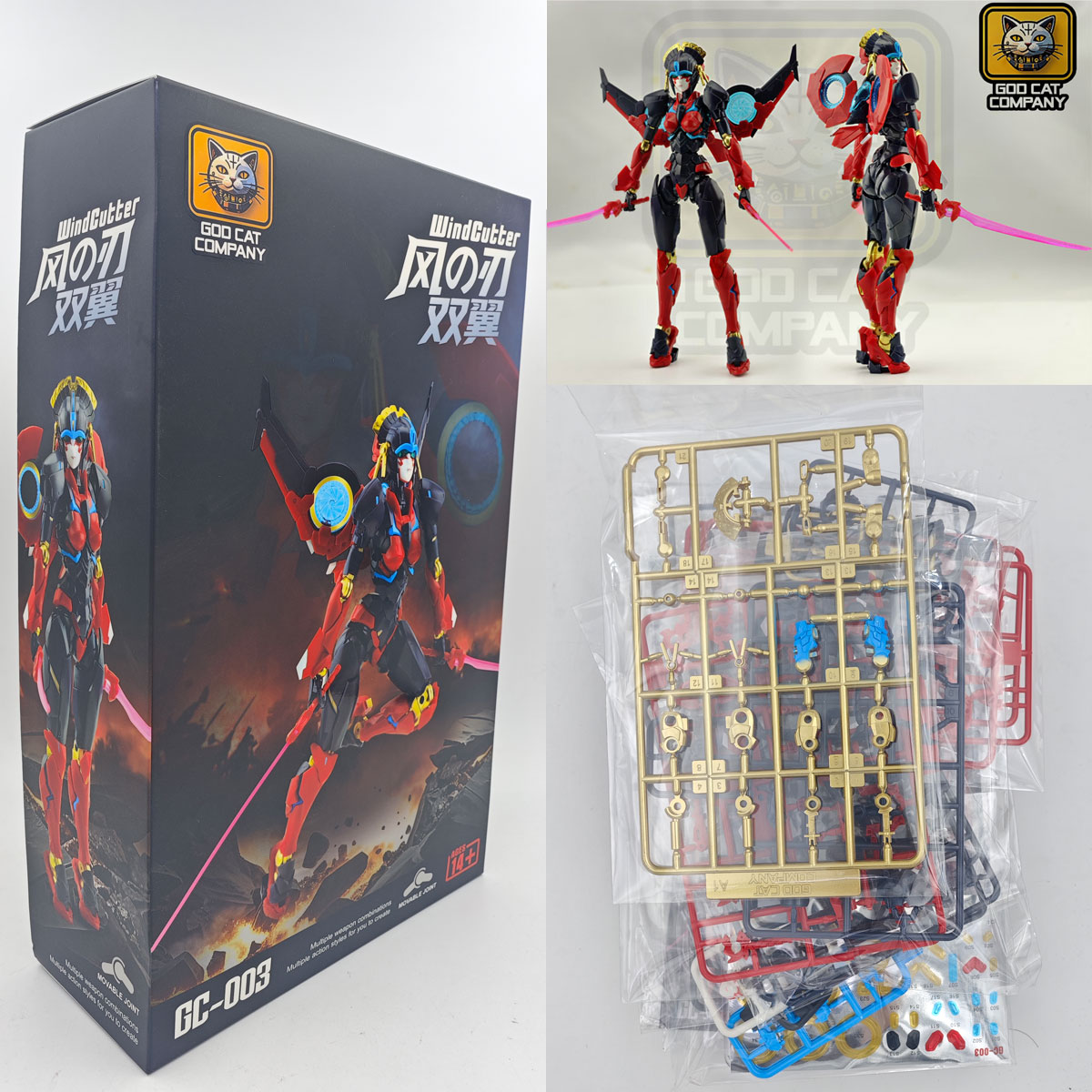 IN STOCK God Cat Company Trans - đánh giá và giá Model Kit Waifu