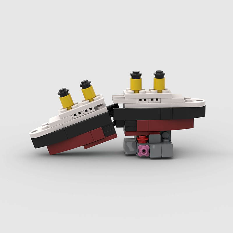 Mini RMS Titanic Sank Ship Mod - đánh giá và giá Model Kit Lucario