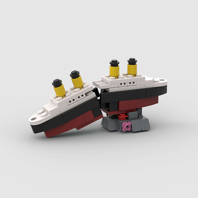 Mini RMS Titanic Sank Ship Mod - đánh giá và giá Model Kit Lucario