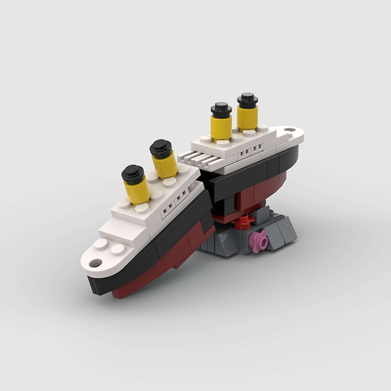 Mini RMS Titanic Sank Ship Mod - đánh giá và giá Model Kit Lucario