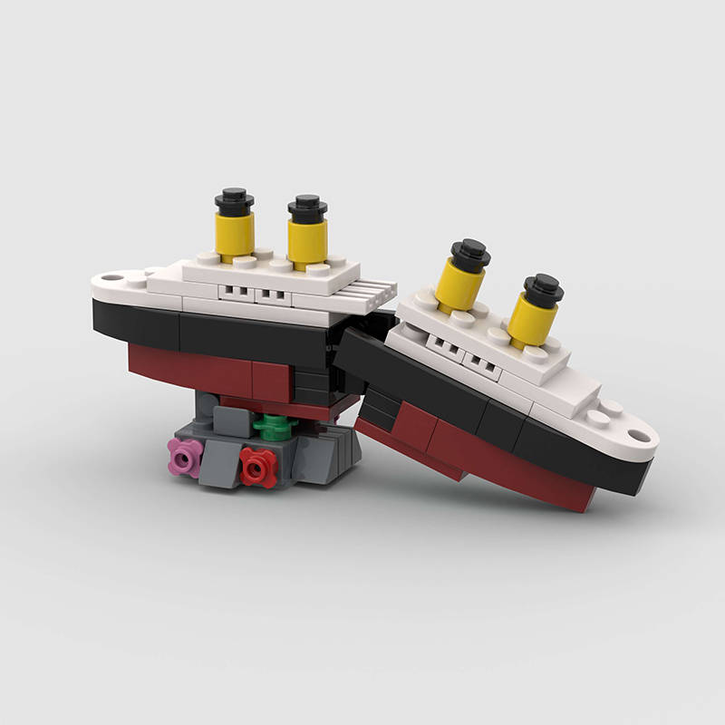 Mini RMS Titanic Sank Ship Mod - đánh giá và giá Model Kit Lucario