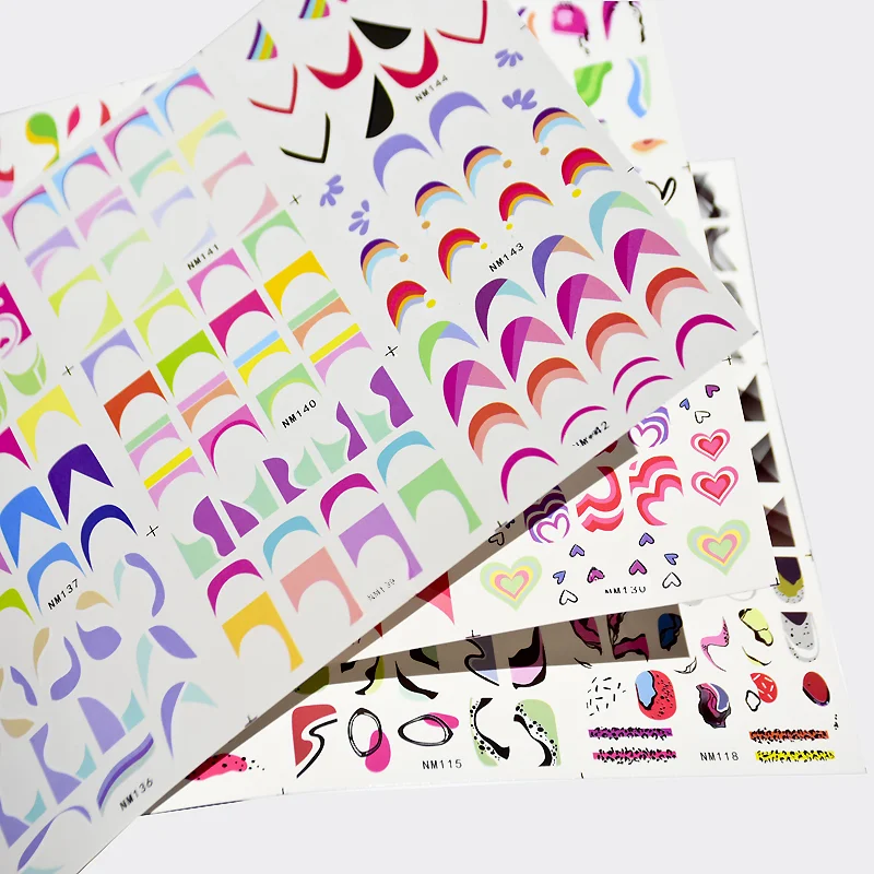 French Tips Nail Slider Sticke - đánh giá và giá Waterslide Decal Paper