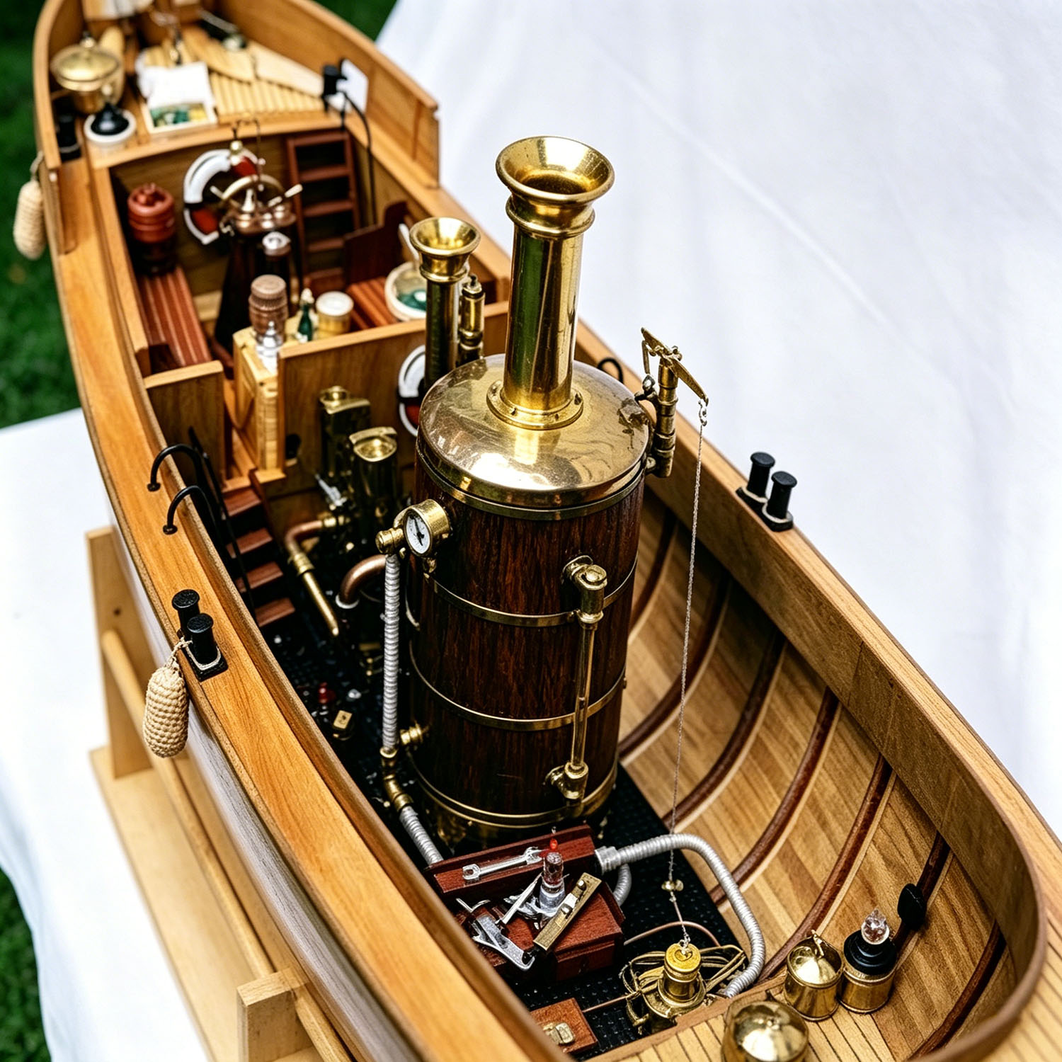 RC Ships 120cm Open-Type Steam - đánh giá và giá Model Kit Lucario
