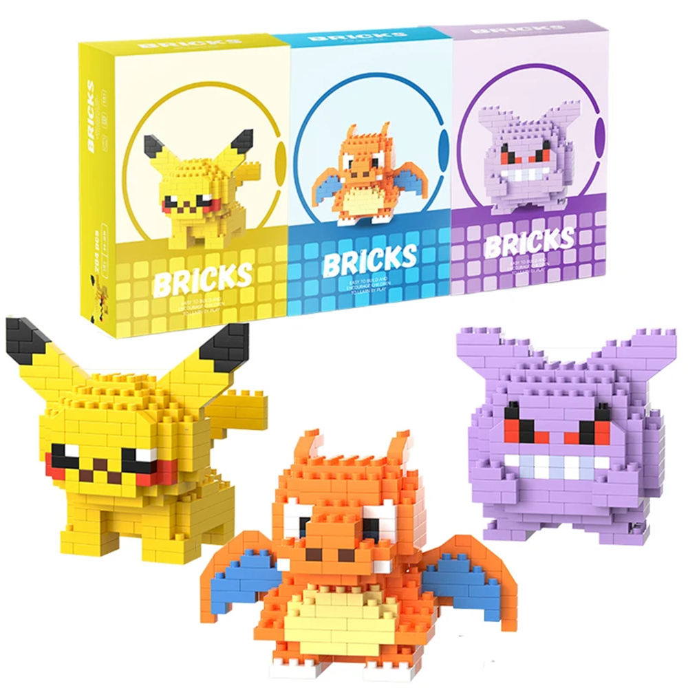 Pokemon Micro Building Blocks  - đánh giá và giá Model Kit Walmart