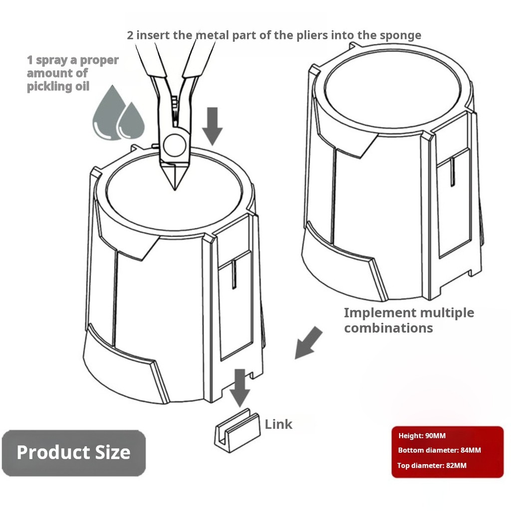 MSWZ MS080 Hobby Tool Storage  - đánh giá và giá Model Kit Clipper