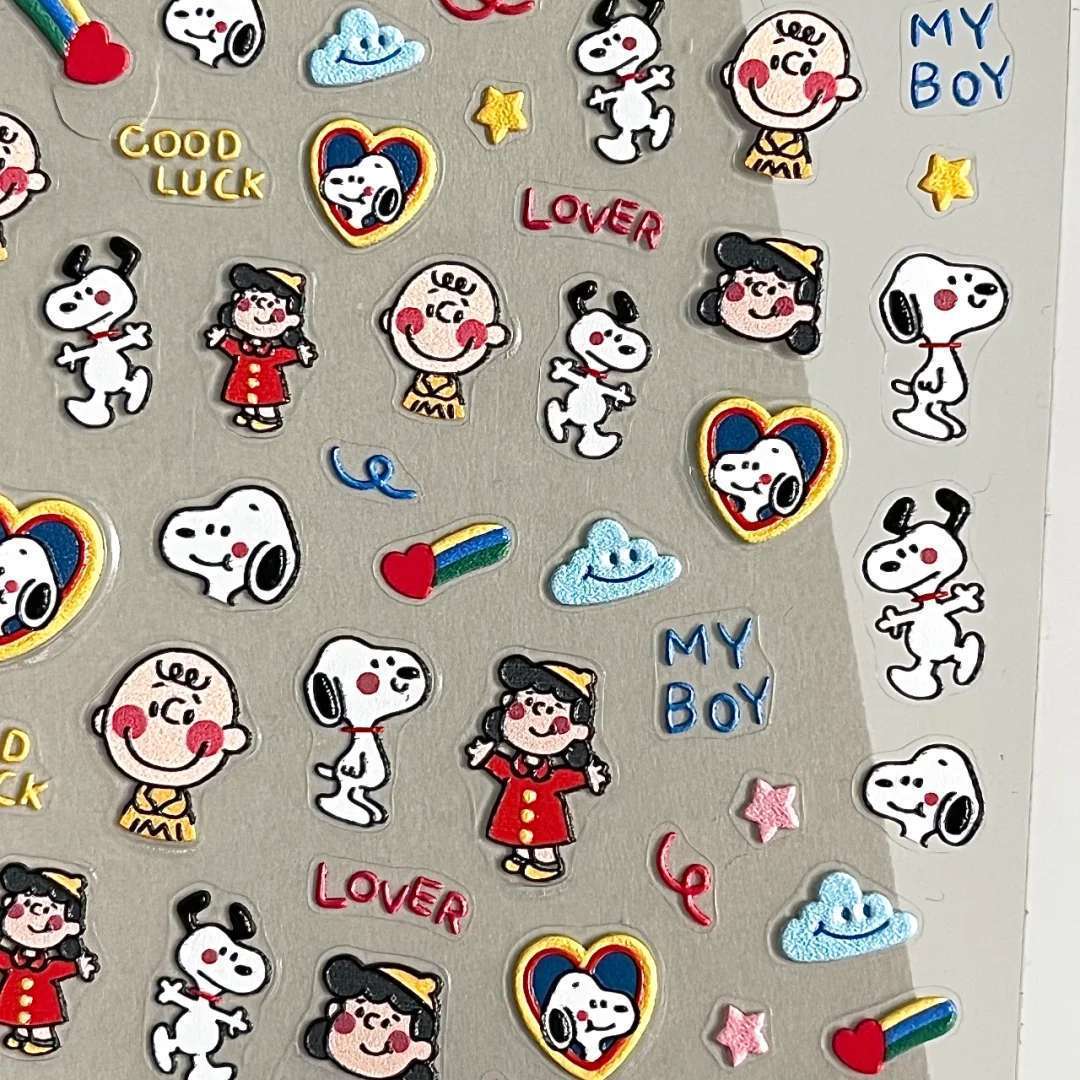 Cartoon Snoopy Embossed 3D Rel - đánh giá và giá Waterslide Decal Paper
